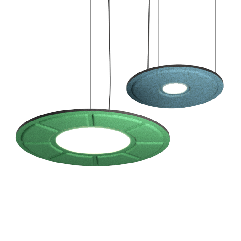 Waffle Pendant Downlit